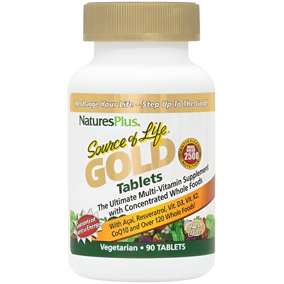 Nature's Plus Source of Life Gold Multivitamin - 90 ταμπλέτες image 0