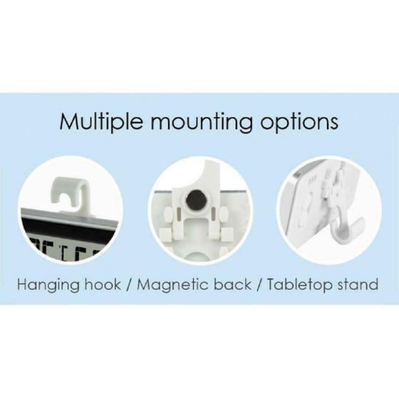 Θερμόμετρο - Υγρασιόμετρο Bruno brn-0081 Ψηφιακό - Λευκό image 3