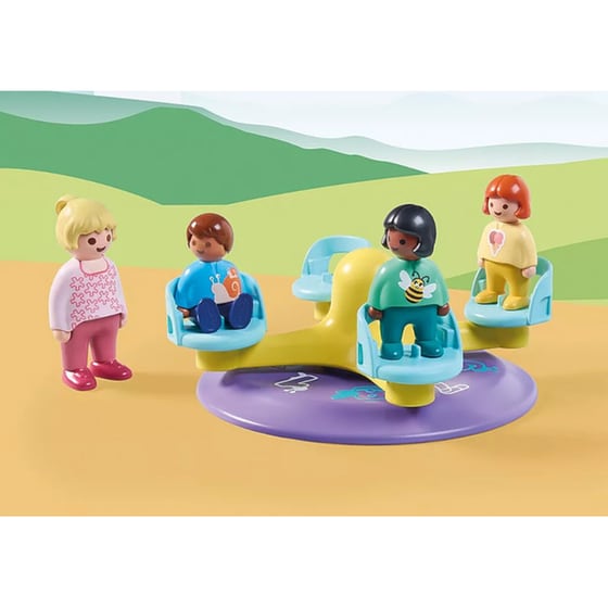 PLAYMOBIL® 1·2·3 Παιδικό καρουζέλ (71324) image 3
