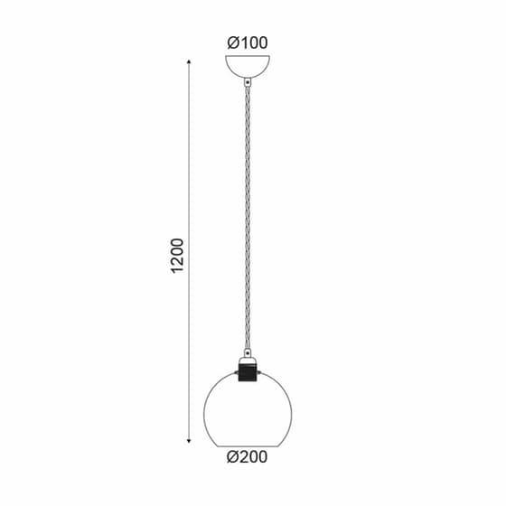Φωτιστικό Οροφής Μονόφωτο Aca Decor Pythia Pythia V3643320cl Γυάλινο - Διάφανο image 1