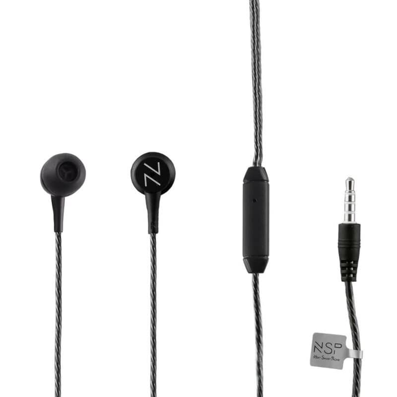 NSP Ακουστικά Handsfree NSP HN25 3.5 mm - Μαύρα