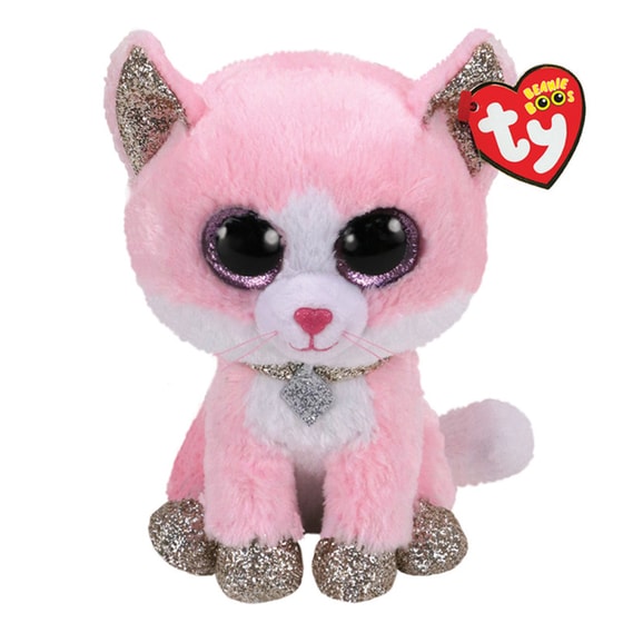 Λούτρινο TY Beanie Boos Fiona Γατούλα Ροζ (23cm) 1607-36489 image 0