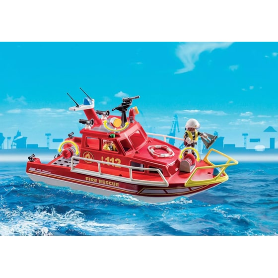 PLAYMOBIL® Action Heroes Πυροσβεστικό σκάφος διάσωσης (71598) image 4