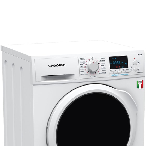 SANGIORGIO SDG84DI9 8 kg 1.400 Στροφές Λευκό Πλυντήριο Ρούχων image 2
