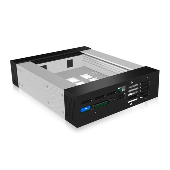 Icy Box IB-129SSK-B Θήκη Σκληρού Δίσκου 2,5''/3,5'' SATA 5,25'' Bay image 2