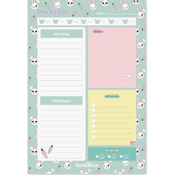 Εβδομαδιαίο English Planner Miquelrius Back2Fun Today's Plans 60Φ image 3