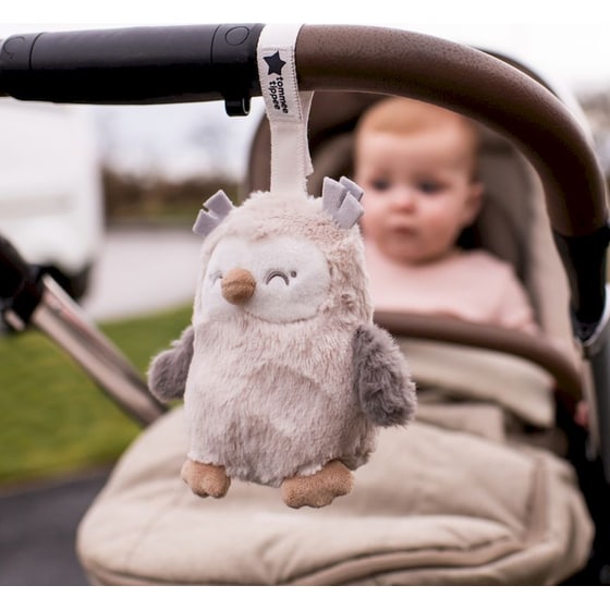 Tommee Tippee Ollie The Owl Ταξιδιωτικό Κρεμαστό Παιχνίδι/ Βοήθημα Ύπνου με Αισθητήρα για Κλάμα, Φως, Ήχο image 7