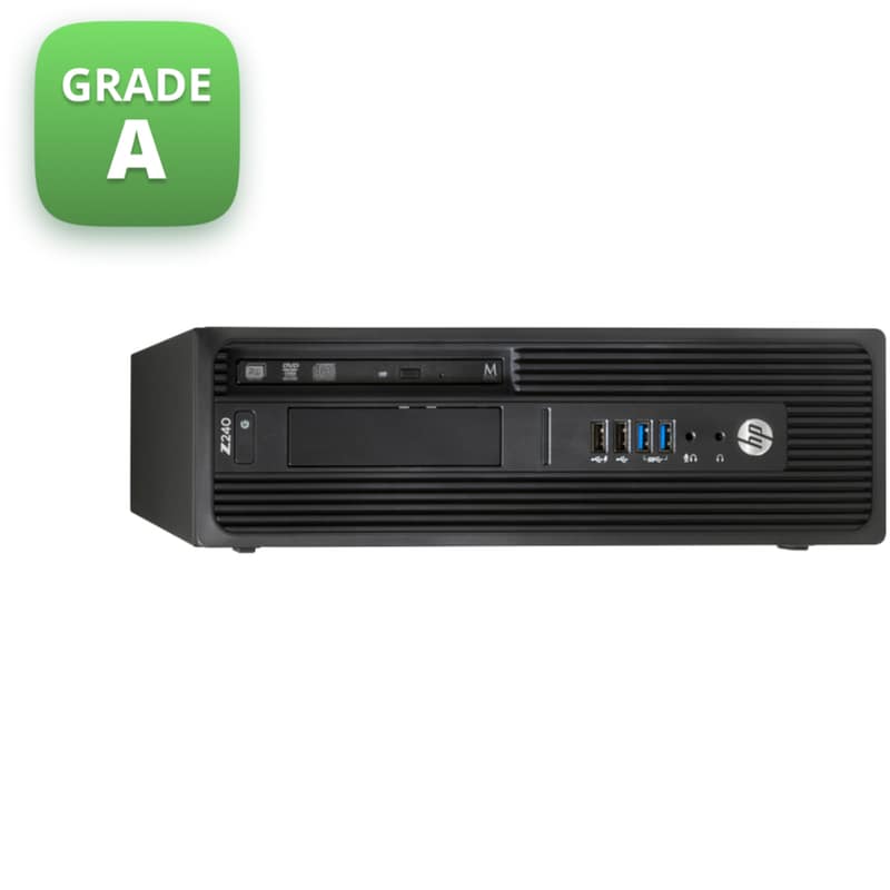 Refurbished Desktop HP Workstation Z240 SFF (Xeon E3-1225 v5/8GB/256GB SSD/HD Graphics P530/Win10Home) | Grade A φωτογραφία