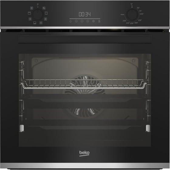 BEKO BBIR13300XC 72 Lt Μαύρο Εντοιχιζόμενος Φούρνος Άνω Πάγκου image 0