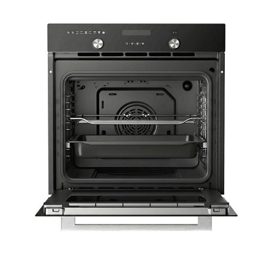 MIDEA MBON5M90E5-BK 70 Lt Μαύρο Κρύσταλλο Εντοιχιζόμενος Φούρνος Άνω Πάγκου image 2