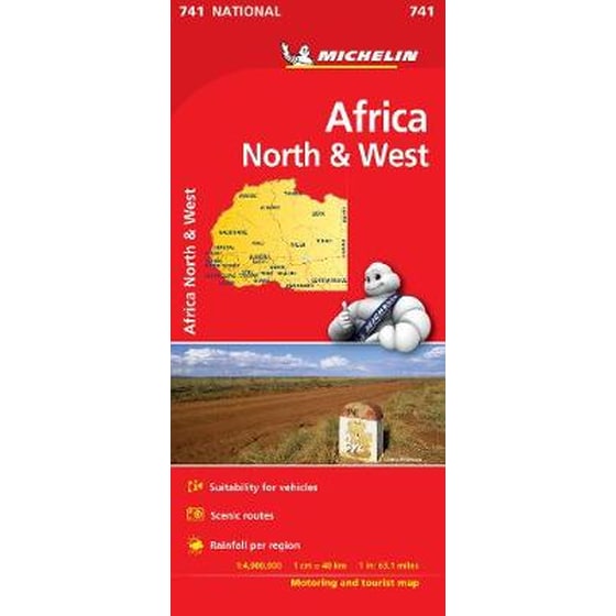 Africa North & West - Michelin National Map 741 image 0