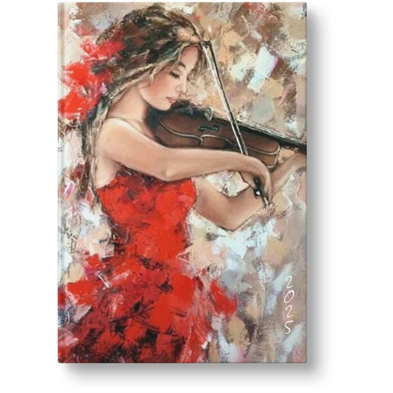 ΥΔΡΟΓΕΙΟΣ Ημερολόγιο Ημερήσιο Υδρόγειος 2025 12M 15x21 cm Βιολί