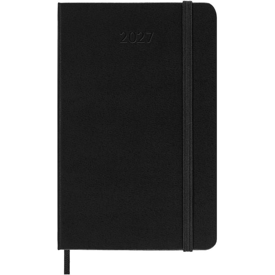 Ημερολόγιο Ημερήσιο 2027 Moleskine 12M Pocket Hardcover Μαύρο image 2