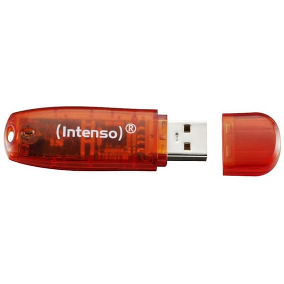 Intenso Rainbow Line 3x 32GB USB 2.0 Stick Πολύχρωμο (3 Τεμάχια) image 3