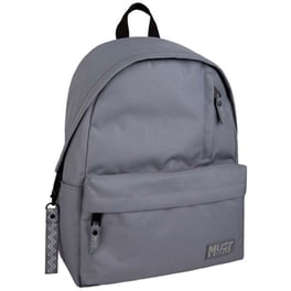 Τσάντα Πλάτης Must Team Monochrome Classic Γκρι με Γκρι Ανοιχτό
