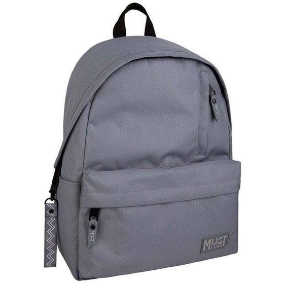 Τσάντα Πλάτης Must Team Monochrome Classic Γκρι με Γκρι Ανοιχτό image 0