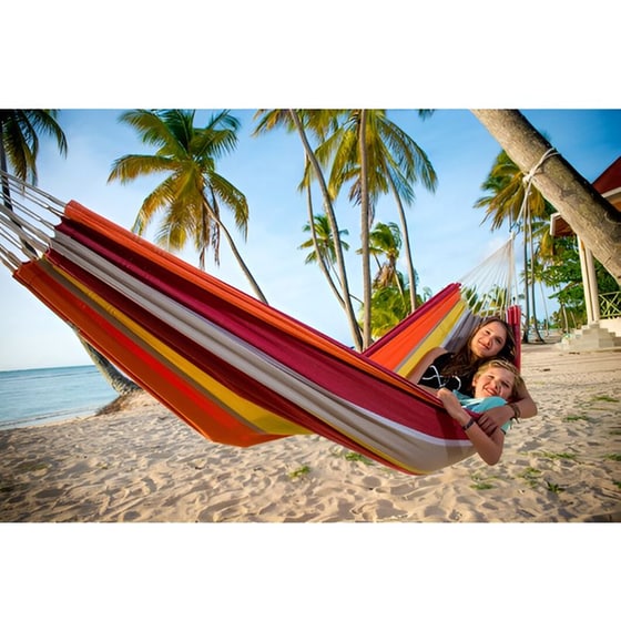 Αιώρα Αλεξίπτωτο Κρεμαστή Amazonas Barbados Acerola από Ύφασμα 230x150cm - Πολύχρωμη image 2