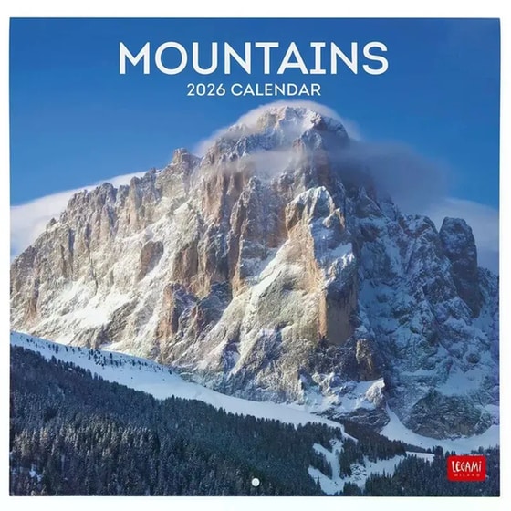 Ημερολόγιο Τοίχου Legami 2026 Mountains 30x29cm image 0