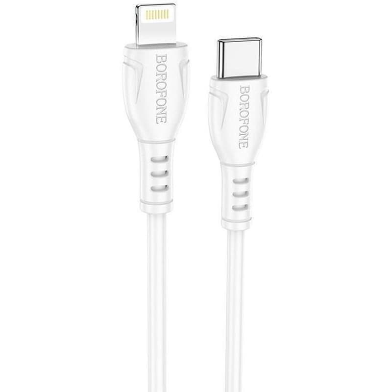 BOROFONE Καλώδιο Σύνδεσης Borofone Bx51 Triumph Usb-c Σε Lightning 12w 2.4a 1μ Λευκό