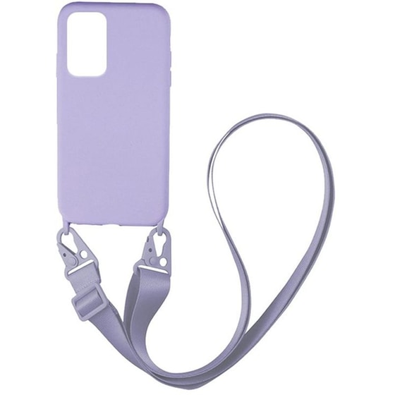 Θήκη Xiaomi Redmi Note 11s 5g - Sonique Carryhang Liquid Silicone Strap - Λιλά image 0