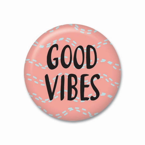 Μαγνητάκι GNF Thinkofme Small Good Vibes - Ροζ image 0