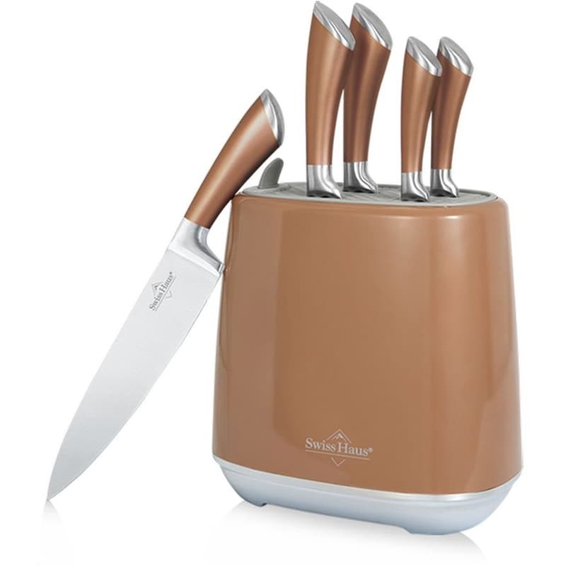 Σετ Μαχαίρια Κοπής SWISS HAUS SH-KSL6CO 6 τμχ Copper