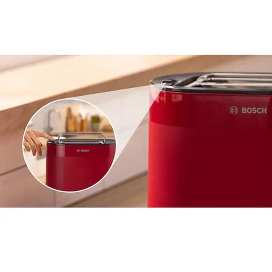 BOSCH COMPACT MYMOMENT TAT2M124 2 Θέσεων 950W Κόκκινο Φρυγανιέρα image 5