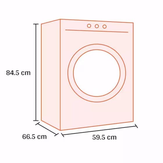 OMNYS WD-10W6DGR 10kg/6kg 1.400 Στροφές Γκρι Πλυντήριο Στεγνωτήριο image 2