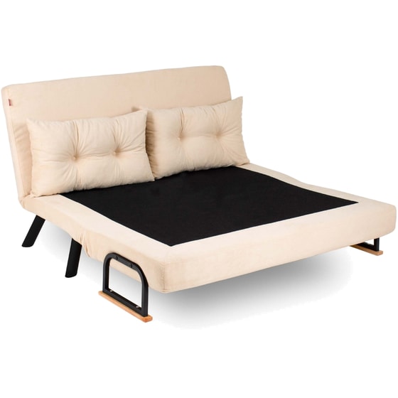 Διθέσιος Καναπές 24Mall Comfort 133x78 cm - Μπεζ image 1