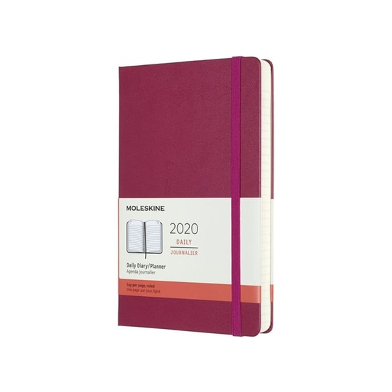 Ημερολόγιο Moleskine 12 M Ημερήσιο 2020 Ροζ Large image 0