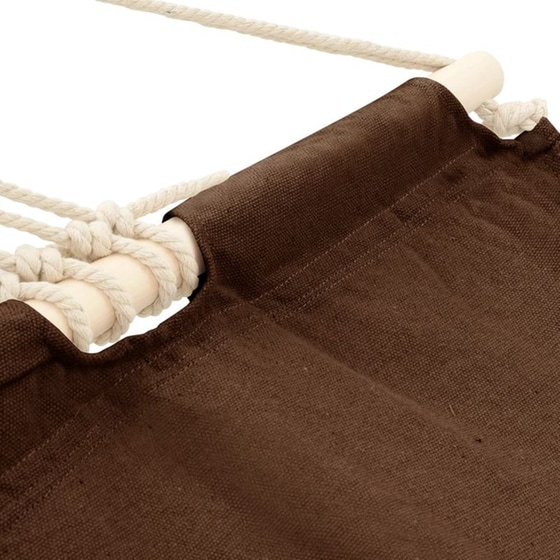 Αιώρα Αλεξίπτωτο Κρεμαστή VidaXL από Ύφασμα 210x150cm - Καφέ image 1