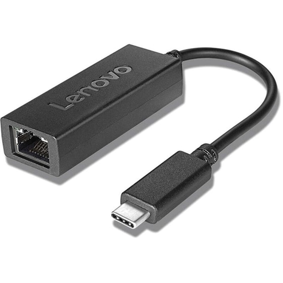 Lenovo  Αντάπτορας Δικτύου Ενσύρματης Σύνδεση USB-C σε RJ45 Ethernet 100Mbps image 0