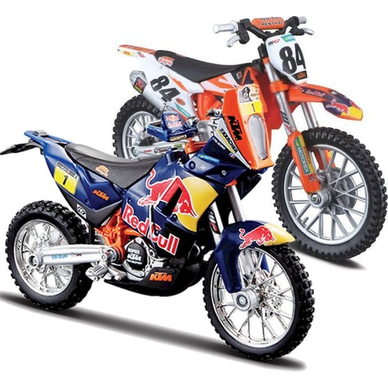 Bburago Μοτοσυκλέτα 1:18 Red Bull KTM 450 Rally/ 450 Rally 2019/ SF-F Factory Edition 1 Τμχ - Τυχαία Επιλογή Σχεδίου image 4