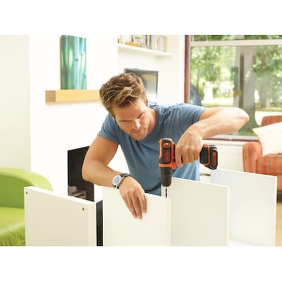Black And Decker 10.8v Δραπανοκατσάβιδο Bdcd12-qw image 2