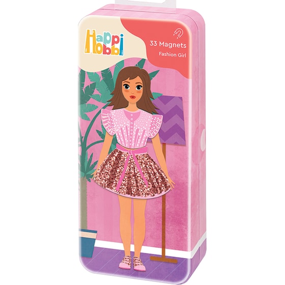 HappiHobbi Magnet Tins City Heroes/ Fashion Girl/ Mermaid Princess Εκπαιδευτικοί Χάρτινοι Μαγνήτες 1 Τμχ - Τυχαία Επιλογή Σχεδίου image 15
