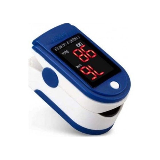 Παλμικό Οξύμετρο Δακτύλου JZK 302 PULSE Oximeter Oled Display Μπλε image 0