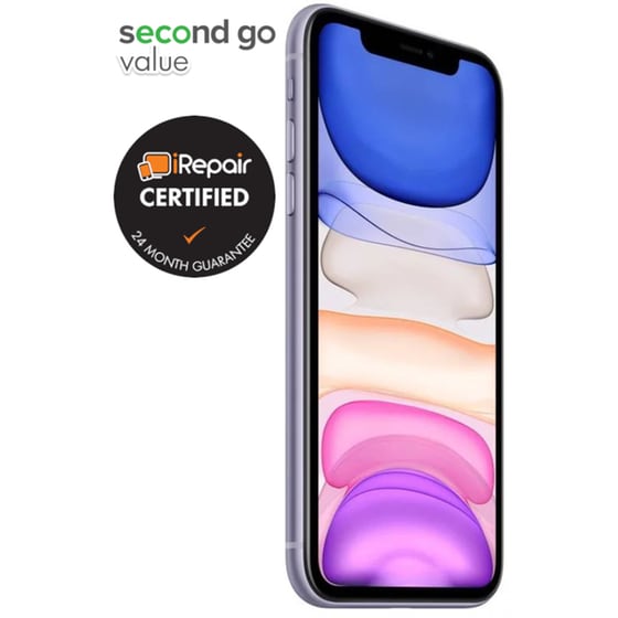 Μεταχειρισμένο Apple iPhone 11 128GB Purple second go value Certified by iRepair image 1