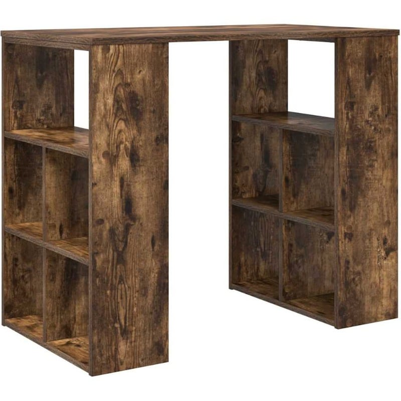 Γραφείο VidaXL από Επεξεργασμένο Ξύλο 90x50x75 cm - Καπνιστή Δρυς