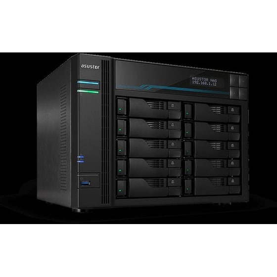 Asustor Lockerstor 10 (AS6510T) NAS Tower σκληρού δίσκου 10 θέσεων για SSD & HDD με σύνδεση USB image 2