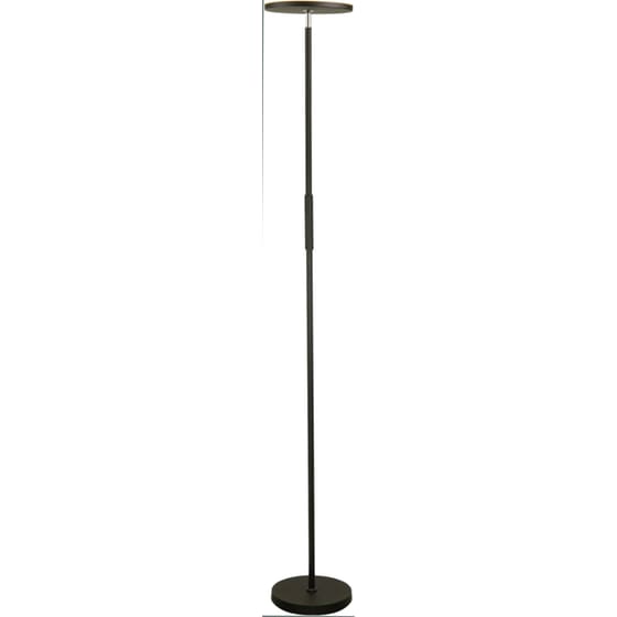 Φωτιστικό Δαπέδου Raytech Power LED CCT με Τηλεχειριστήριο 25x175 cm - Μαύρο image 0