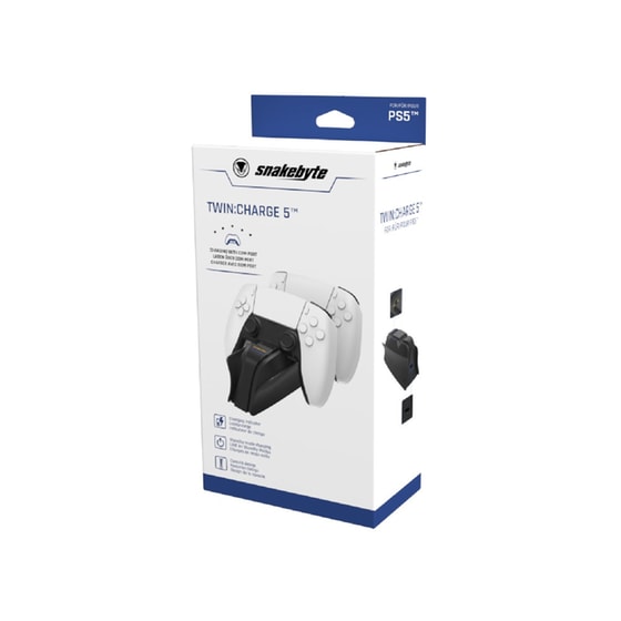 Σύστημα Φόρτισης Χειριστηρίων Snakebyte Twin:Charge 5 - PS5 - Μαύρο image 5