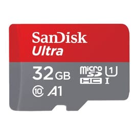Sandisk Ultra microSDHC 32GB Class 10 U1 A1 με αντάπτορα