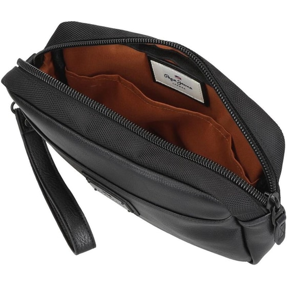Pepe Jeans Τσαντάκι Χειρός 24.5x15x6cm Σειρά Egham - Μάυρο image 3