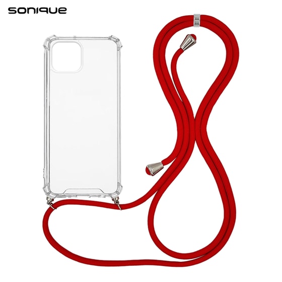 Θήκη Apple iPhone 13 Mini - Sonique Armor Clear - Κόκκινο image 0