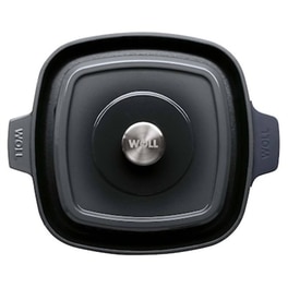 Γκριλιέρα Μαντεμένια Επισμαλτωμένη WOLL IRON 628-2CI-030 28 x 28 cm