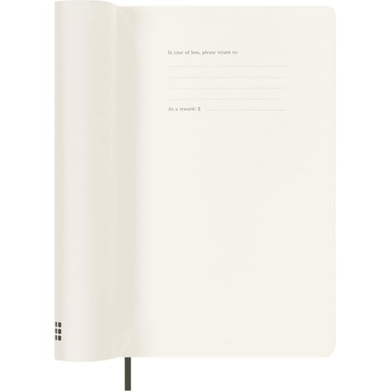 Ημερολόγιο Εβδομαδιαίο Moleskine 2025 12M Mamba Black Soft image 3