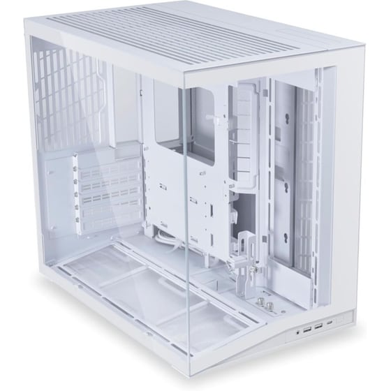 Κουτί Desktop Lian Li O11 Dynamic Mini V2 Gaming Midi Tower με Πλαϊνό Παράθυρο - White image 1