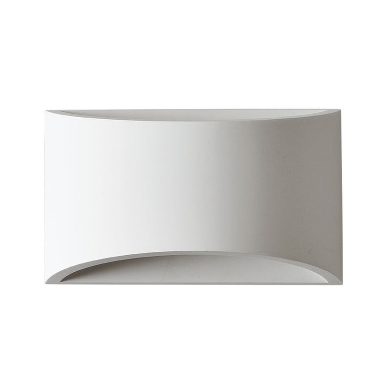 Απλίκα Τοίχου Aca Meio G85331w Γύψινη 20x8.6x12 cm - Λευκή