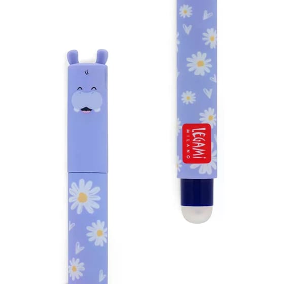 Στυλό Gel Legami Erasable Hippo 0.7 mm Μπλε image 1