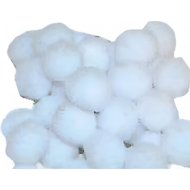 Πομ Πομ Anhui Tianhui 1 cm Λευκό (100 Τεμάχια)